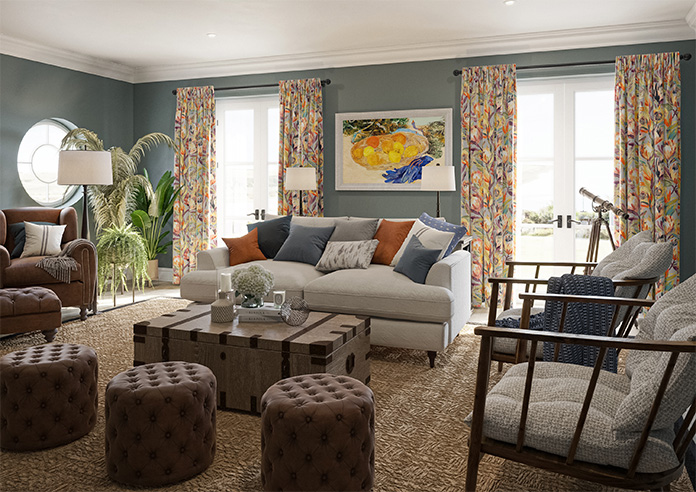 Ophelia, Russet - Made to Measure Curtains - Image 8